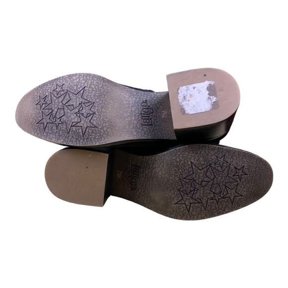 Latigo DOSA Black Suede Studded Ankle Boots Size 7 - Picture 6 of 10